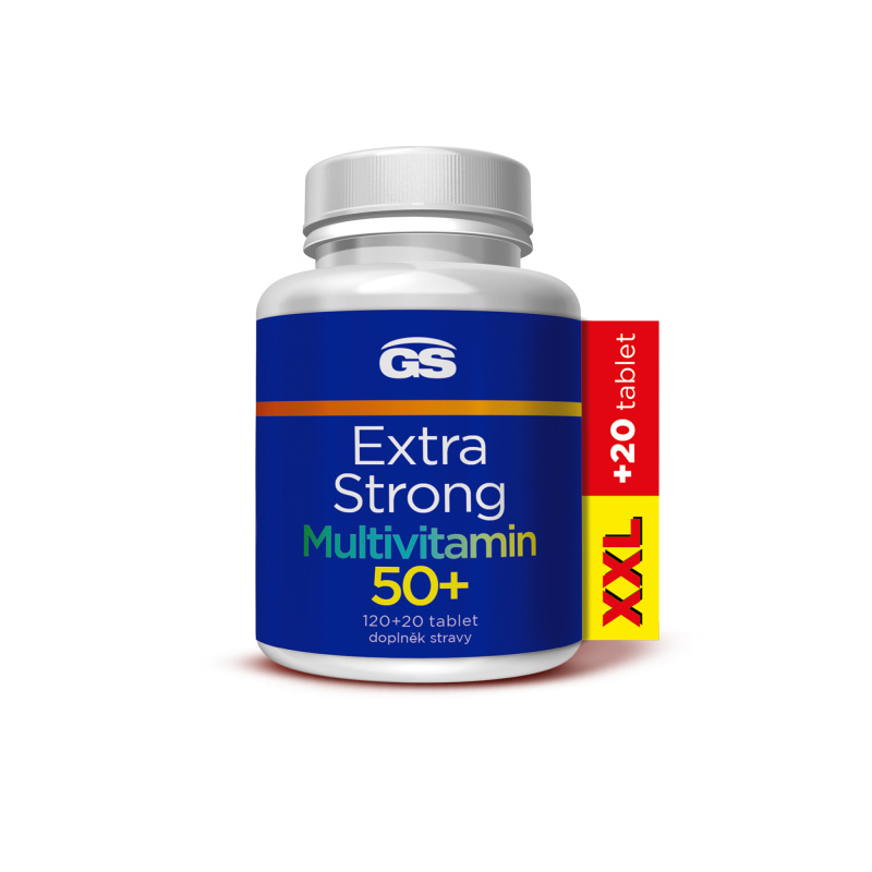 GS Extra Strong Multivitamin 50+ XXL 120 + 20 tablet
