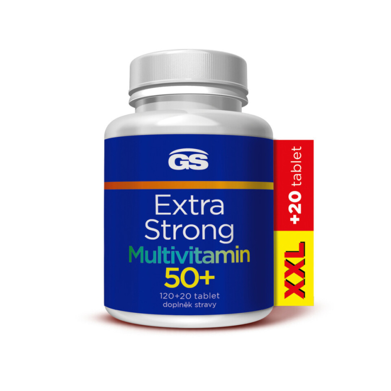 GS Extra Strong Multivitamin 50+ XXL 120 + 20 tablet