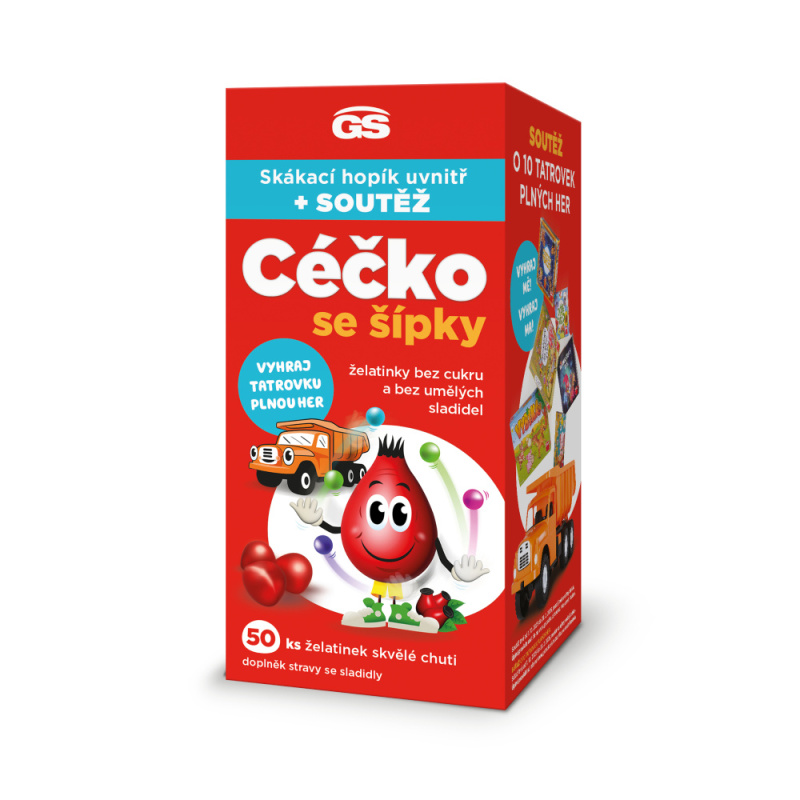 GS Céčko želatinky bez cukru 50 kusů NAVÍC