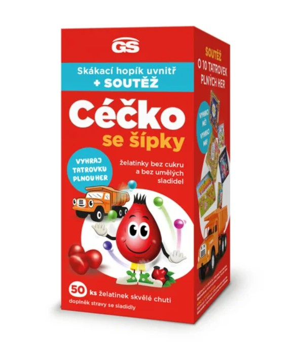 GS Céčko želatinky bez cukru 50 kusů NAVÍC