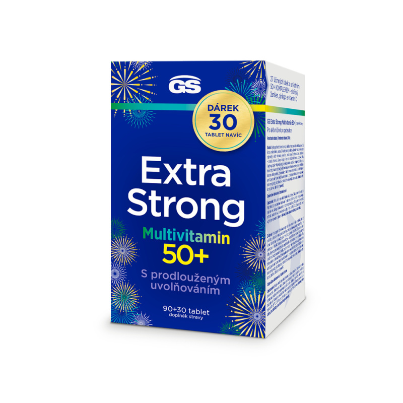 GS Extra Strong Multivitamin 50+ 90+30 tablet NAVÍC