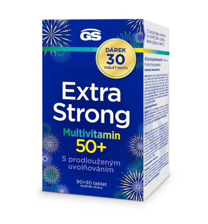 GS Extra Strong Multivitamin 50+ 90+30 tablet NAVÍC