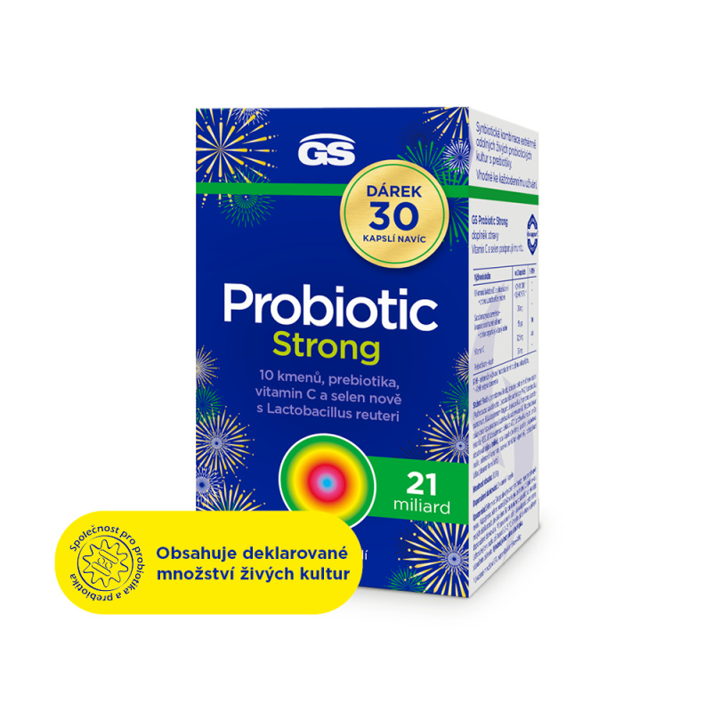 GS Probiotic Strong 60+30 kapslí NAVÍC