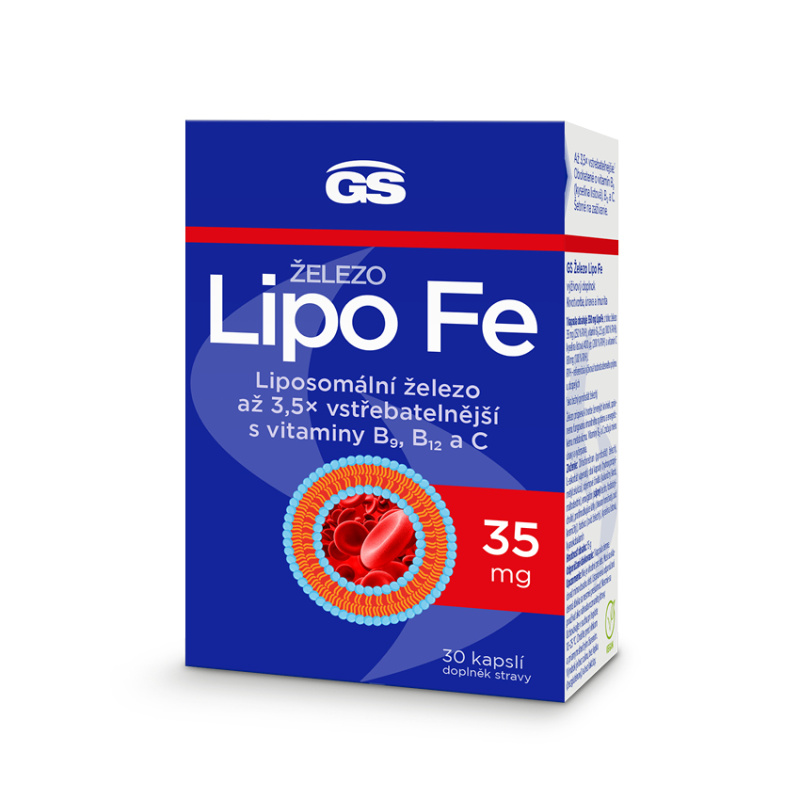 GS Železo Lipo Fe 30 kapslí