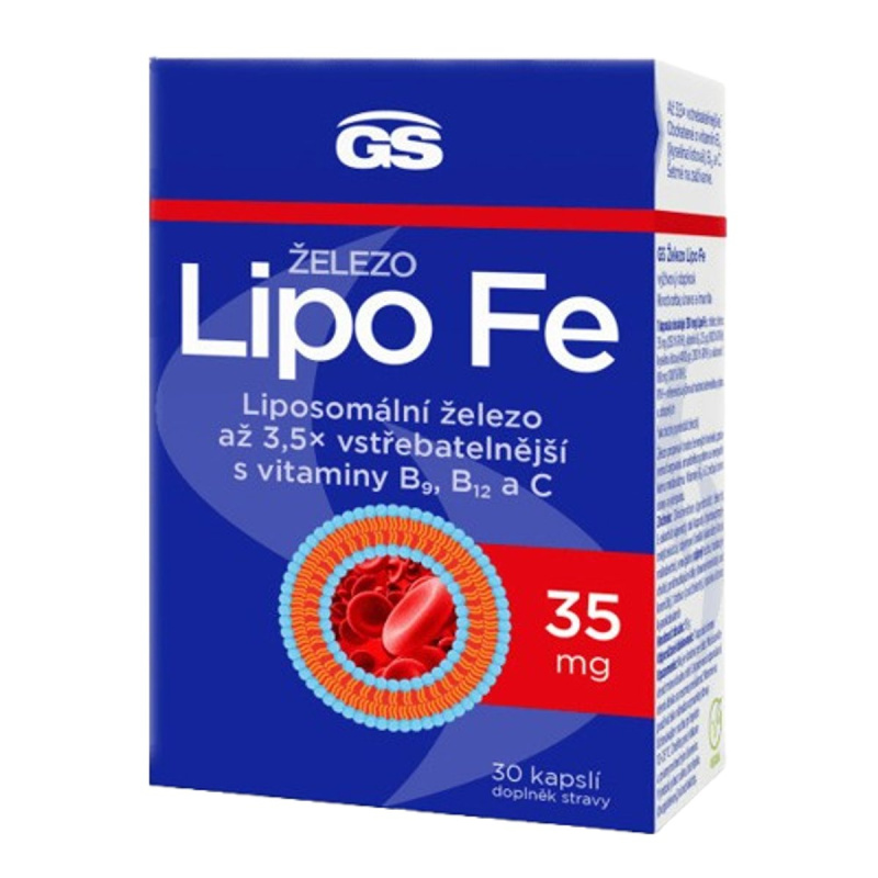 GS Železo Lipo Fe 30 kapslí