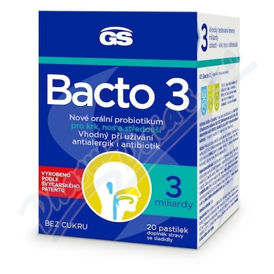 GS Bacto 3 20 pastilek