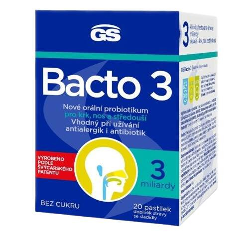 GS Bacto 3 20 pastilek