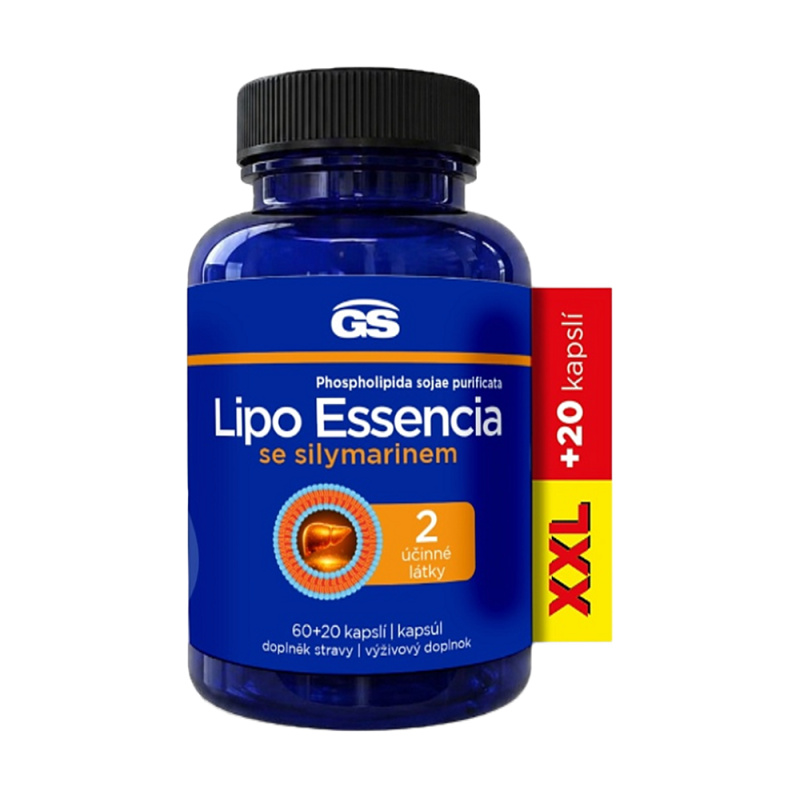 GS Lipo essencia se silymarinem 60 + 20 kapslí NAVÍC