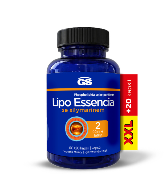 GS Lipo essencia se silymarinem 60 + 20 kapslí NAVÍC
