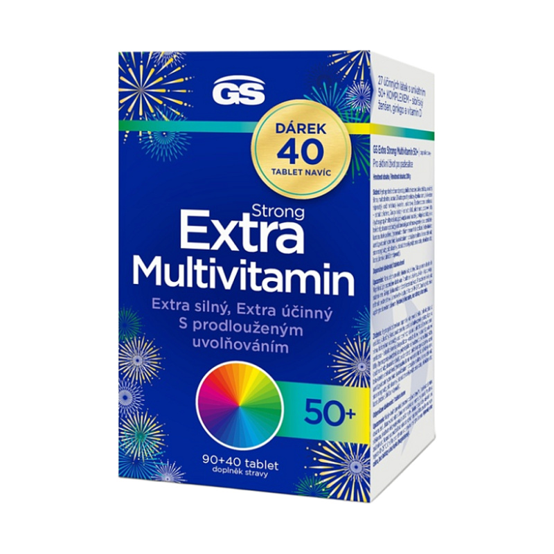 GS Extra Strong Multivitamin 50+ tbl.90+40 dárek