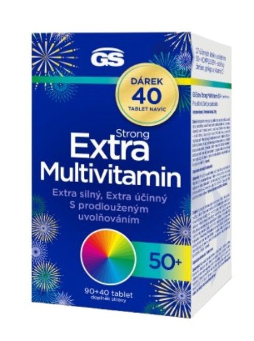GS Extra Strong Multivitamin 50+ tbl.90+40 dárek