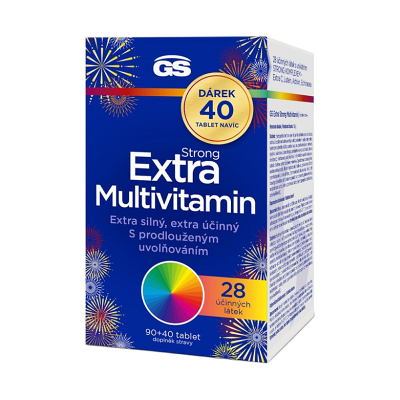 GS Extra Strong Multivitamin tbl.90+40 dárek