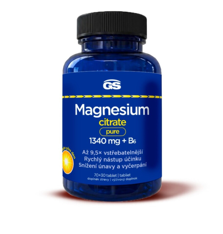 GS Magnesium citrate pure + B6 70 + 30 tablet