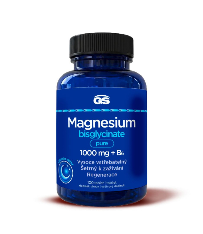 GS Magnesium bisglycinate pure 1000 mg + B6 100 tablet