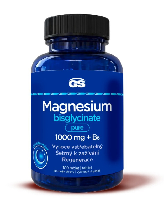 GS Magnesium bisglycinate pure 1000 mg + B6 100 tablet