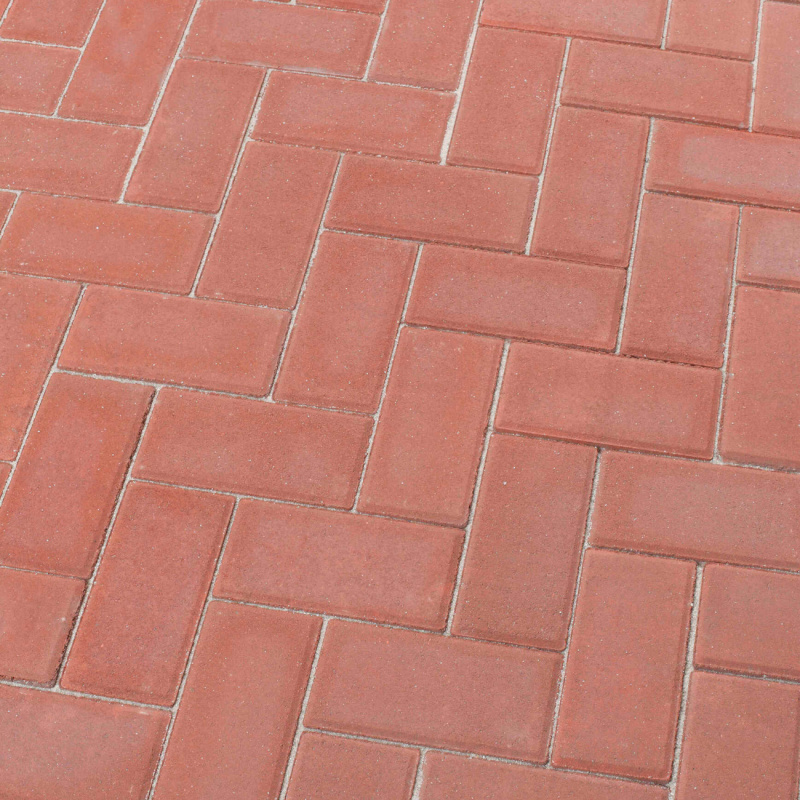 Dlažba betonová BEST KLASIKO neskladba standard červená výška 80 mm