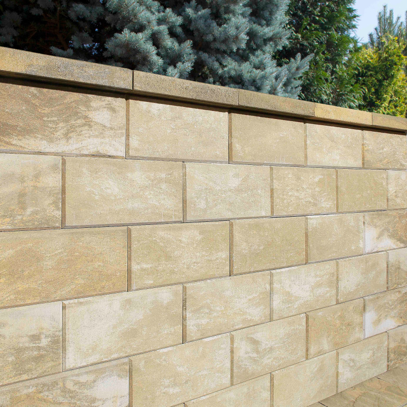 Tvárnice plotová BEST LUNETA I sand 200×400×200 mm