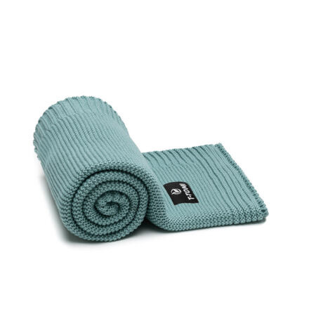 T-Tomi Pletená deka Autumn, Mint waves