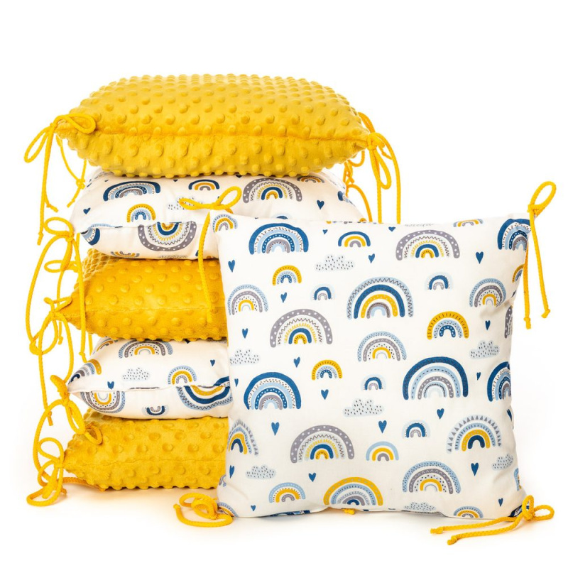 T-tomi Polštářkový mantinel MINKY Rainbow