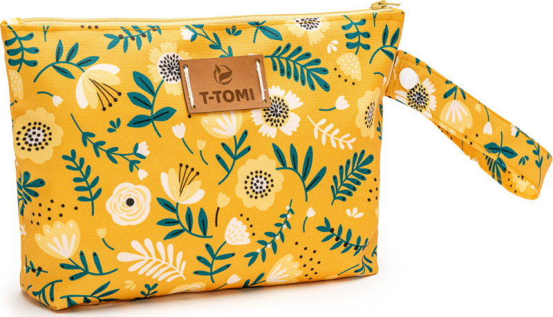 T-TOMI Small Baggie Mustard flowers