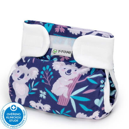 T-TOMI Ortopedické abdukční kalhotky - suchý zip Dark koalas 5- 9 kg