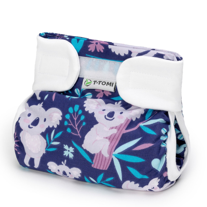 T-TOMI Ortopedické abdukční kalhotky - suchý zip Dark koalas 5- 9 kg