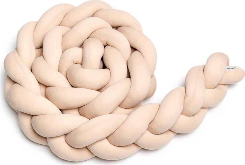 T-TOMI Pletený mantinel 360 cm Beige