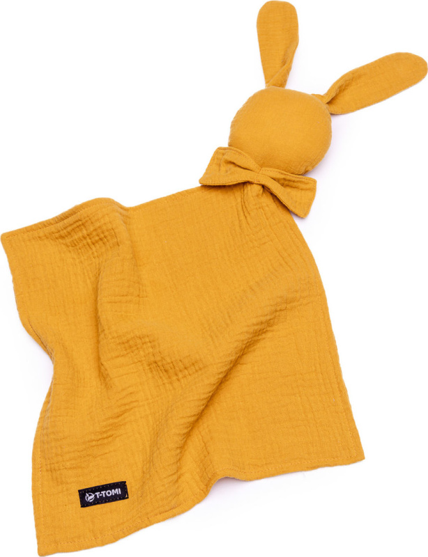 T-TOMI BIO Mušelínový usínáček Mustard/ Hořčičná
