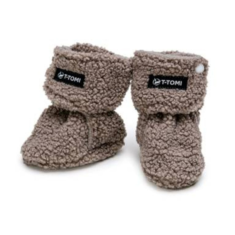 T-TOMI Capáčky TEDDY Grey (9-12 měsíců) WARM