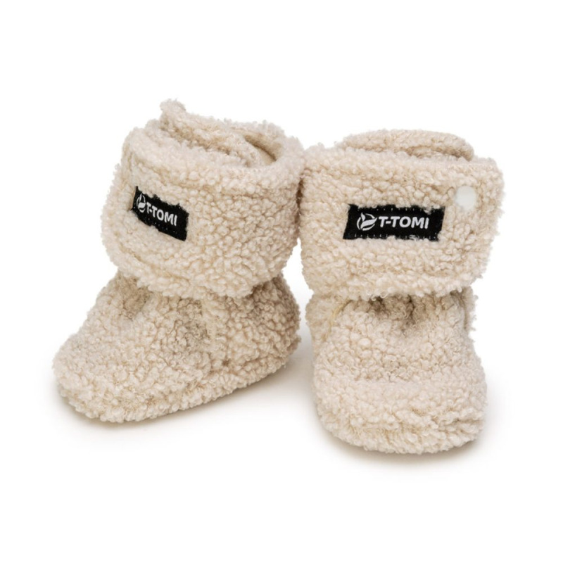 T-tomi Capáčky TEDDY Cream (6-9 měsíců) WARM