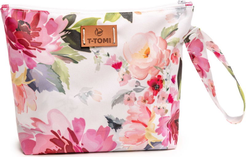 T-TOMI Big Baggie Watercolor flowers