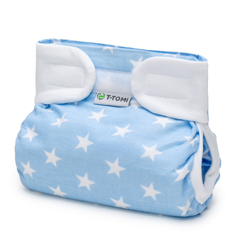 T-TOMI Ortopedické abdukční kalhotky - suchý zip Blue stars (3-6kg)