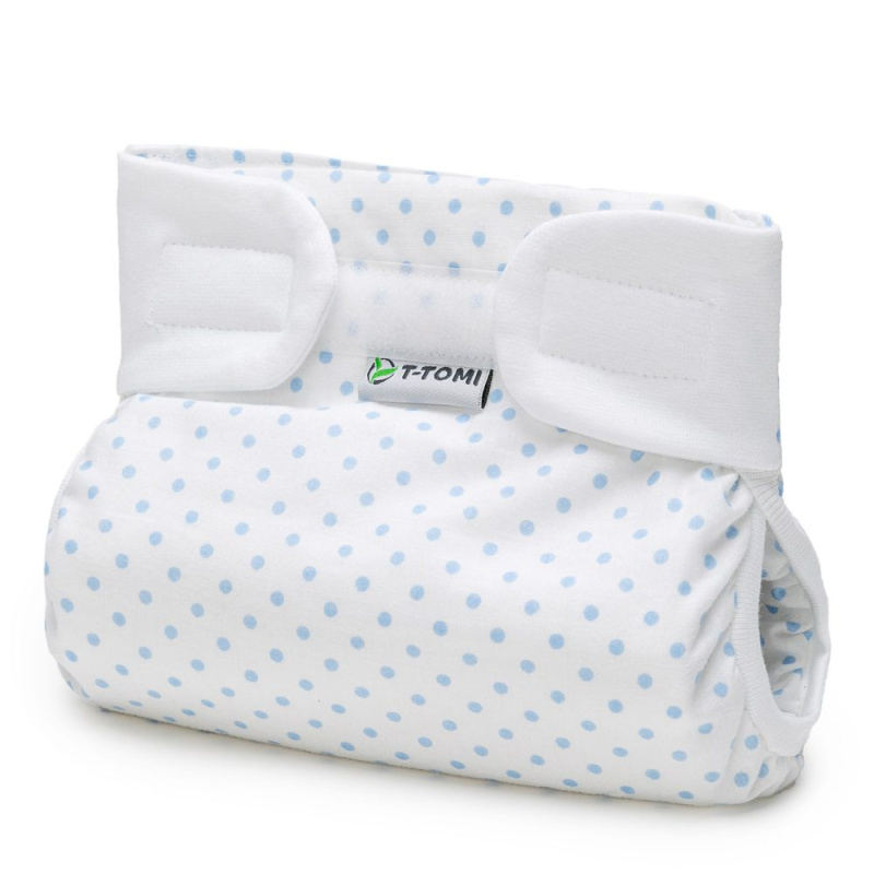 T-TOMI Ortopedické abdukční kalhotky - suchý zip Blue dots (5-9kg)