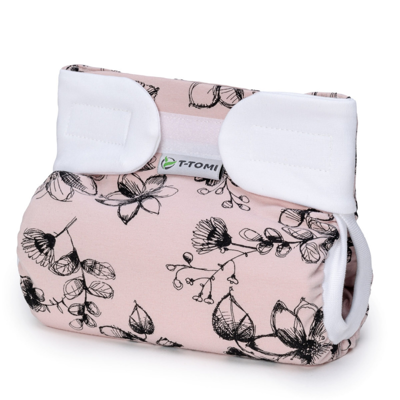T-tomi Ortopedické abdukční kalhotky - suchý zip Flowers (3-6kg)