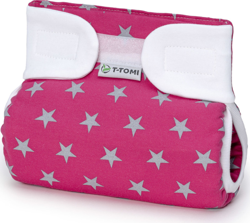 T-TOMI Ortopedické abdukční kalhotky - suchý zip Magenta (5-9kg)