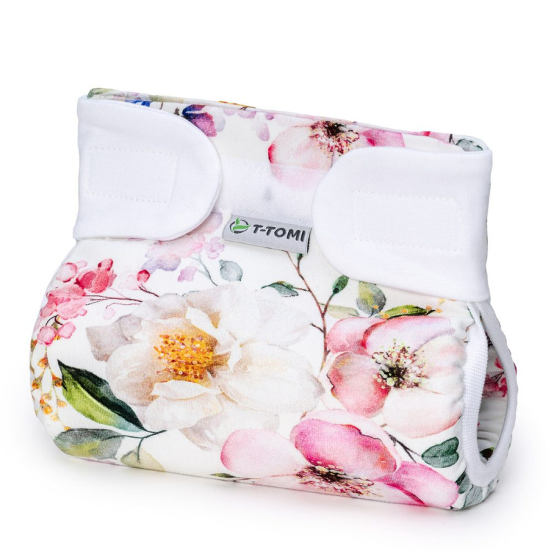 T-TOMI Ortopedické abdukční kalhotky - suchý zip Blossoms (3-6kg)