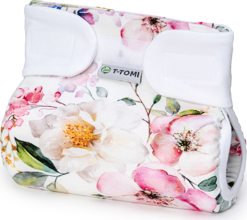 T-TOMI Ortopedické abdukční kalhotky - suchý zip Blossoms (5-9kg)