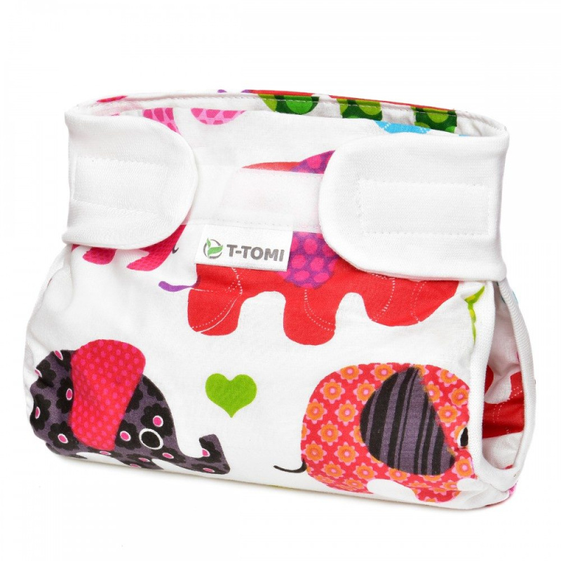 T-TOMI Ortopedické abdukční kalhotky suchý zip Rainbow (3-6kg)