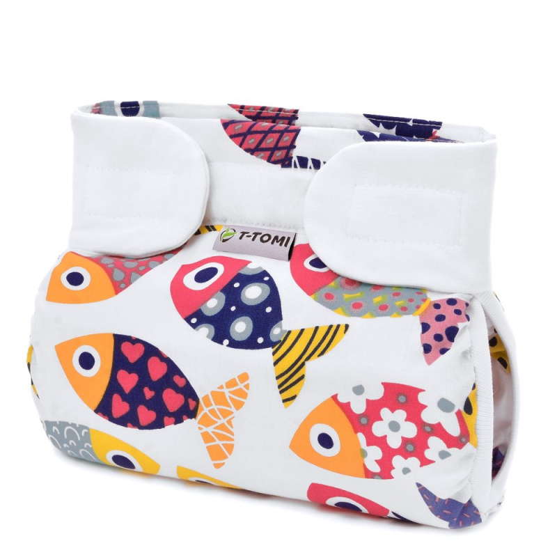 T-TOMI Ortopedické abdukční kalhotky - suchý zip Fun fish do 3 kg