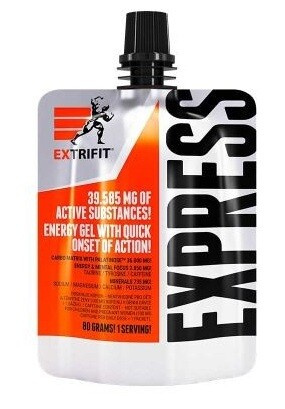 Extrifit Express Energy Gel 80 g - višeň