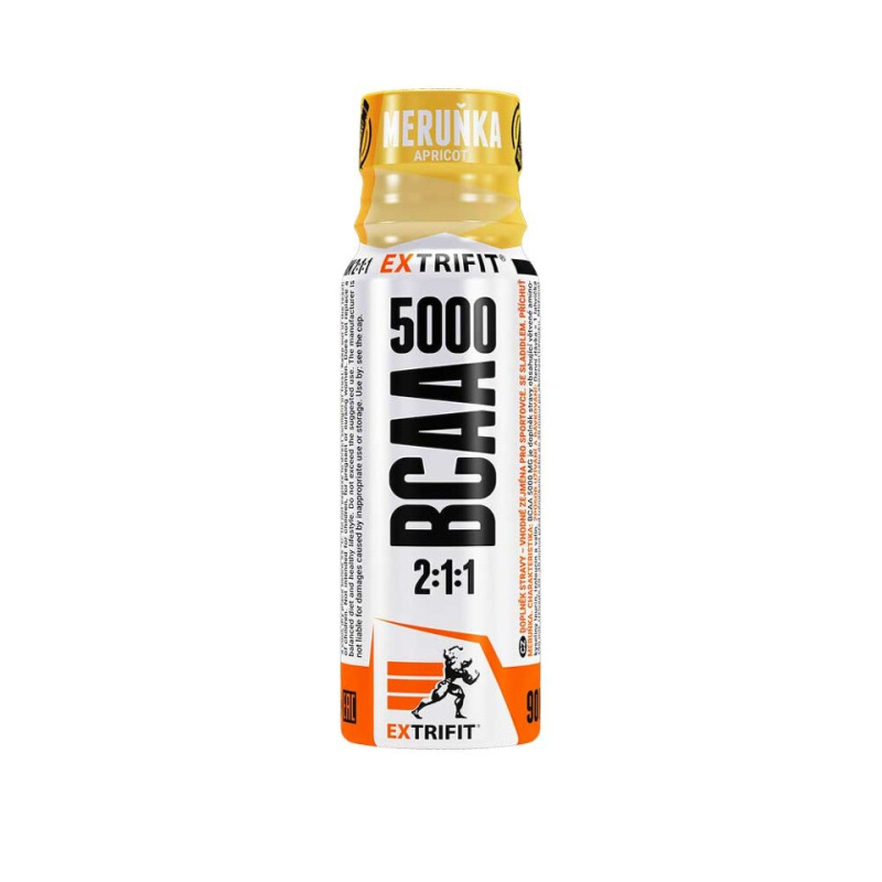 Extrifit BCAA 5000 2:1:1 Shot, 90 ml Příchuť: Meruňka