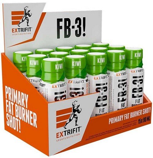 Extrifit FB-3! Fat Burner Shot 90 ml - kiwi