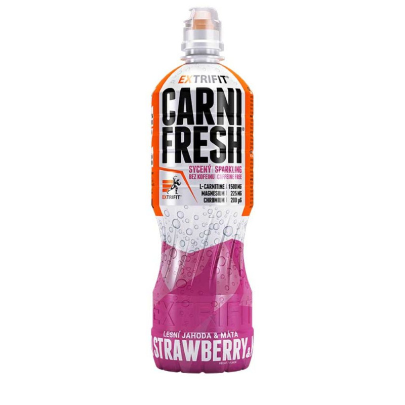 Extrifit Carnifresh Sparkling Caffeine free 850 ml - citron/limetka