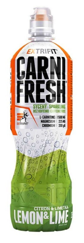 Extrifit Carnifresh Sparkling Caffeine free 850 ml - citron/limetka