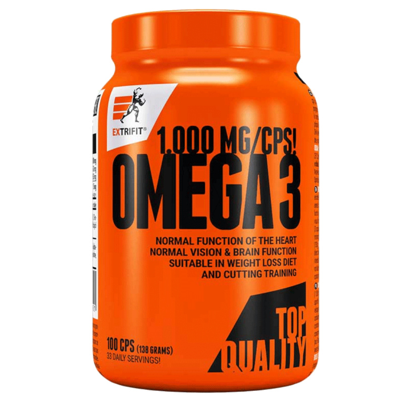 Extrifit Triglyceride Omega 3 1000 mg, 100 kapslí