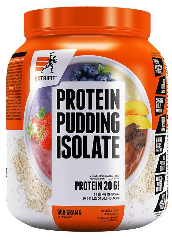 Extrifit Protein Pudding Isolate 900 g - čokoláda