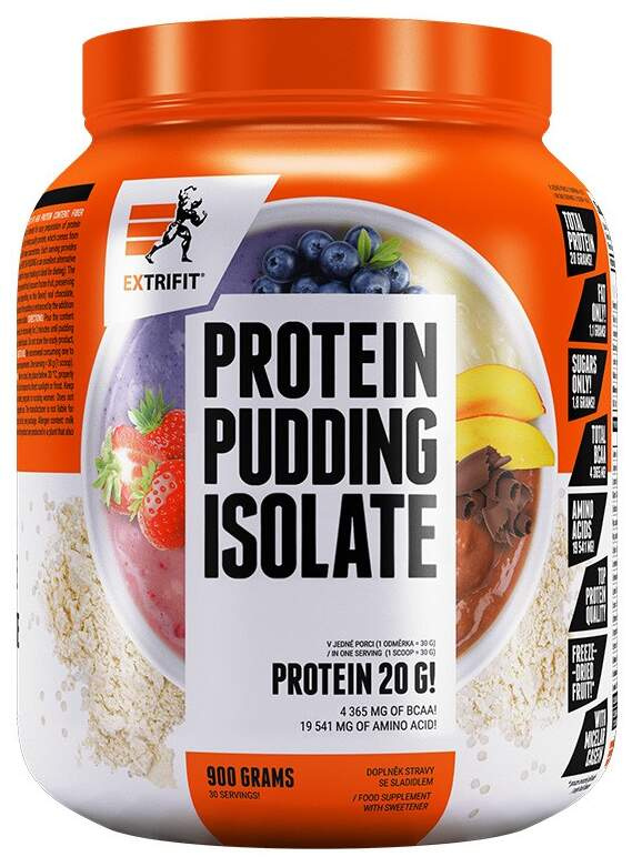 Extrifit Protein Pudding Isolate 900 g - vanilka