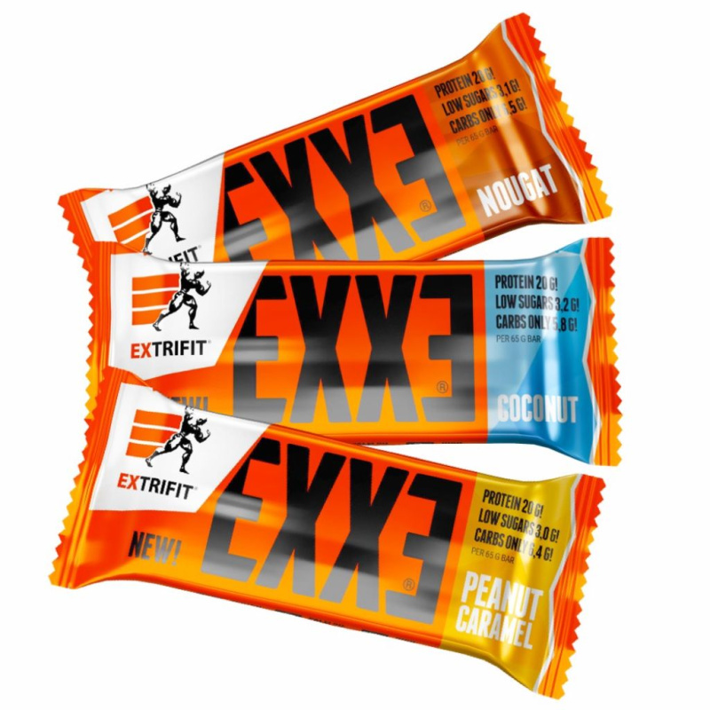 Extrifit Exxe Iso Protein Bar 31% 65 g - arašídy/ karamel