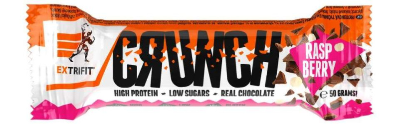 Extrifit Protein Bar Crunch 50 g - malina