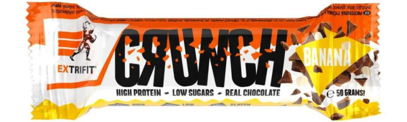 Extrifit Protein Bar Crunch 50 g - banán